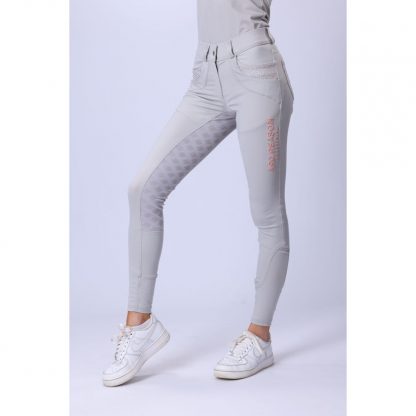 Grey And Rose Competition Breeches